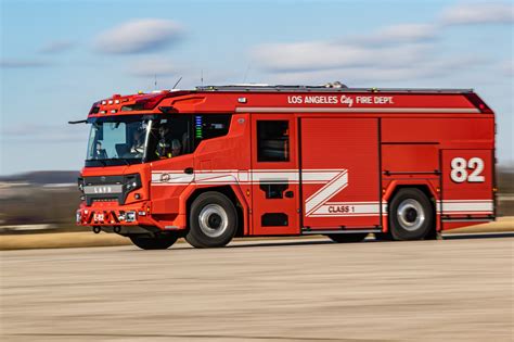 Rosenbauer fire apparatus - The Rosenbauer rescue stairs stands out due to its rapid set-up time and safe & simple operation: because every second counts in an emergency. Thanks to the latest sensor technology, the vehicle and the staircase can be easily controlled by a single person. The overall concept is uncompromisingly optimized for use by airport fire departments ...